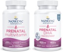 Nordic Naturals New Mom Bundle - Comprimés multivitamines prénatals, DHA prénatals