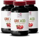 réduire l'acide urique rapidement - URIC ACID - réduire l'acide urique naturellement, pilules de canneberge pour les femmes, extrait de canneberge, supplément de canneberge pour les hommes, jus de grenade, supplément de grenade 3Bot 180Cap