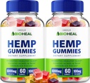 Gommies de chanvre BioHeal - avec extrait de chanvre Gommies de chanvre BioHeal Supplément à base de plantes acouphènes, soutien à la santé et au bien-être, tous les Gommy de chanvre Natuel Formule avancée (2 Pack - 120 Gommies)