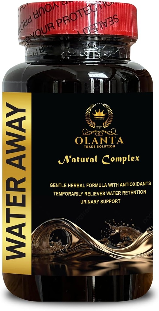 Supplément eau - Pilules de rétention d'eau pour les hommes, santé urinaire, pilules d'eau naturelles, facile à prendre rétention d'eau, canneberge - 1 bouteille 60 capsules