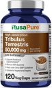NusaPure Tribulus Terrestris 50:1 Extrait, 1000 mg Équivalent à 50 000mg.