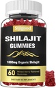 Shilajit Gummies with 85+ Trace Minerals Supplement, Shilajit for Men & Women - 60 Mixed Berry Flavored Gummies