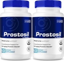 (2 Pack) Capsules de Prostosil, toute la formule naturelle pour le soutien de la santé de la prostate, supplément à base de plantes de résistance maximale pour le contrôle et la santé globale, Prosto sil Vitamine Pills Official Review (120 Capsules)
