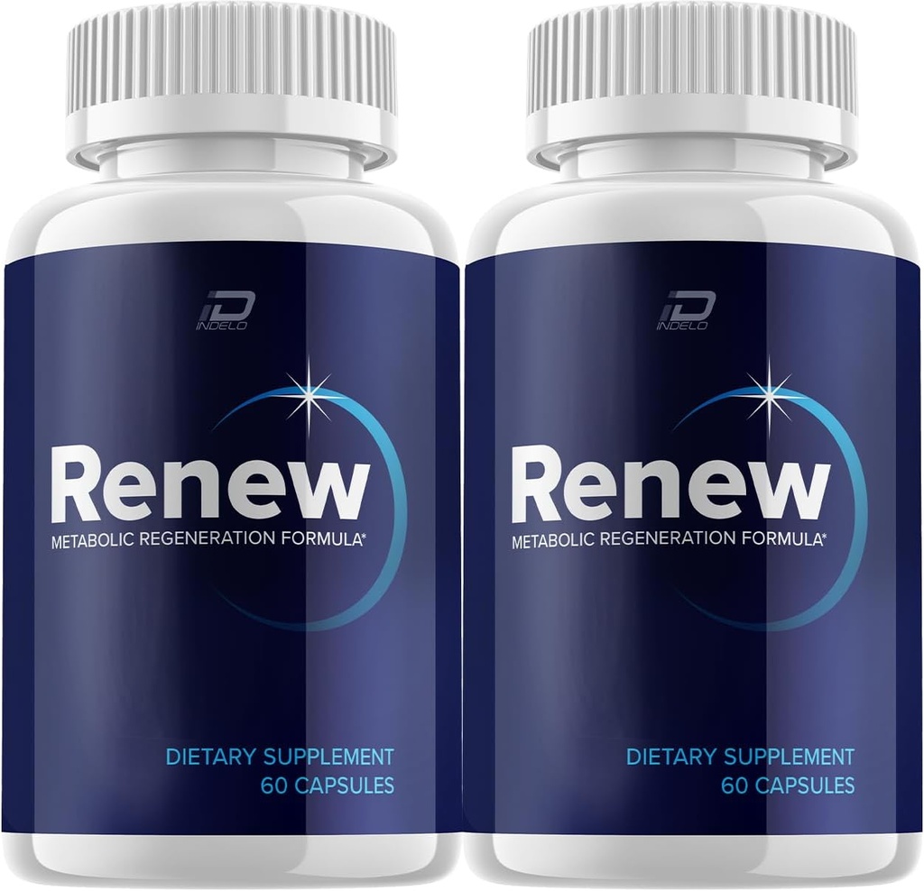 Renouveler le supplément Capsules, Renouveler la formule de régénération métabolique, Renouveler les pilules, Renouveler les capsules Critiques, Renouveler la force maximale (2 Pack - 120 Capsules)