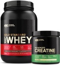 Optimum Nutrition ON Gold Standard 100% Whey Protein Primary Source Isolate - Double Rich Chocolat, 2 Lbs + ON Micronized Creatine Poudre monohydratée - Non aromatisée, 300 Grams