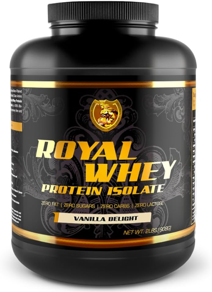 RSN Royal 100% Isolate Protéines Poudre de 27g Protéines Isolée de 27g 0 Sucre de 1g Carbes de 5 lbs de 76 portions