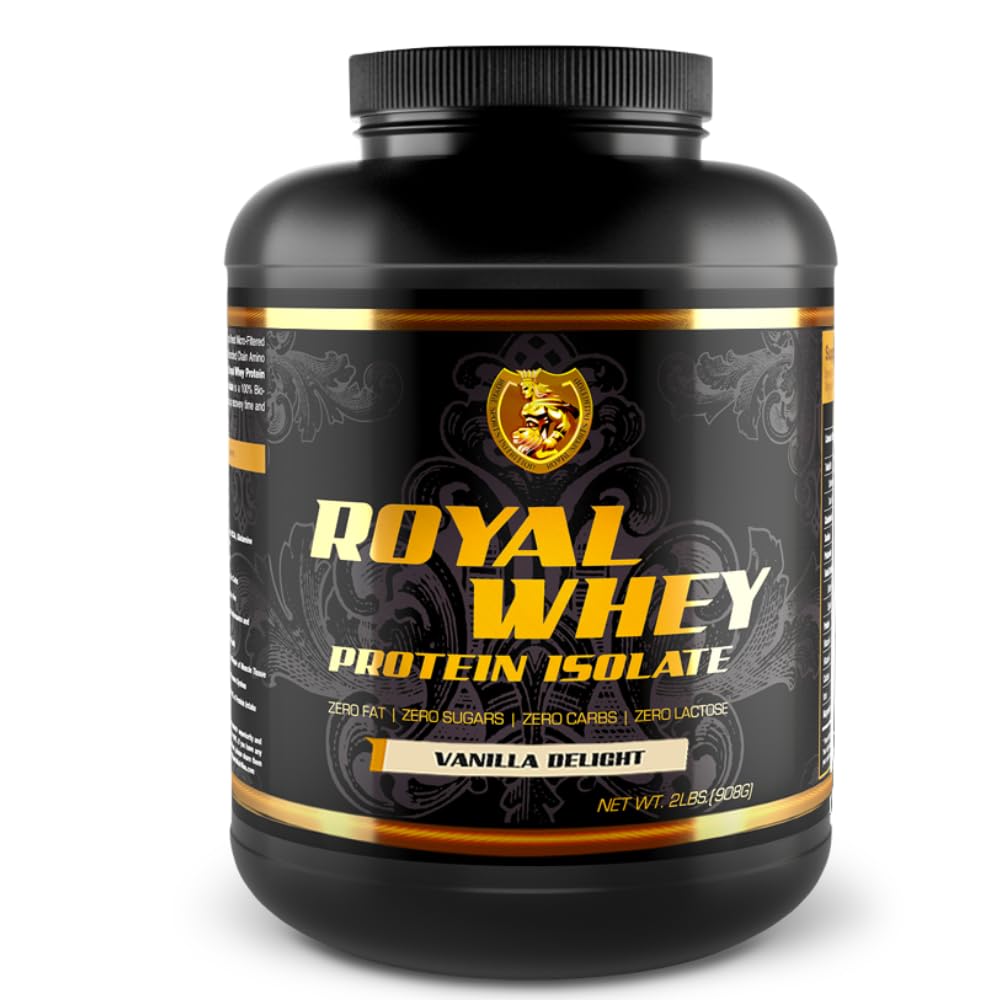 RSN Royal 100% Isolate Protéines Poudre de 27g Protéines Isolée de 27g 0 Sucre de 1g Carbes de 5 lbs de 76 portions