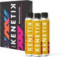 Kenetik Ketone Drink Mix, Exogenous Ketones Blend, Keto, Caffeine & Sugar Free, Vegan Nootropics Brain Supplement for Memory and Focus, D-BHB Ketones - Pineapple Passionfruit, 3PK (12 Servings)