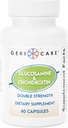 Gericare Glucosamine HCl 500 mg, Sulfate de chondroïtine 400 mg avec des capsules de supplément de sodium 35 mg - soutient la mobilité articulaire, favorise la santé et la flexibilité du cartilage, 60 Compte (paquet de 1)