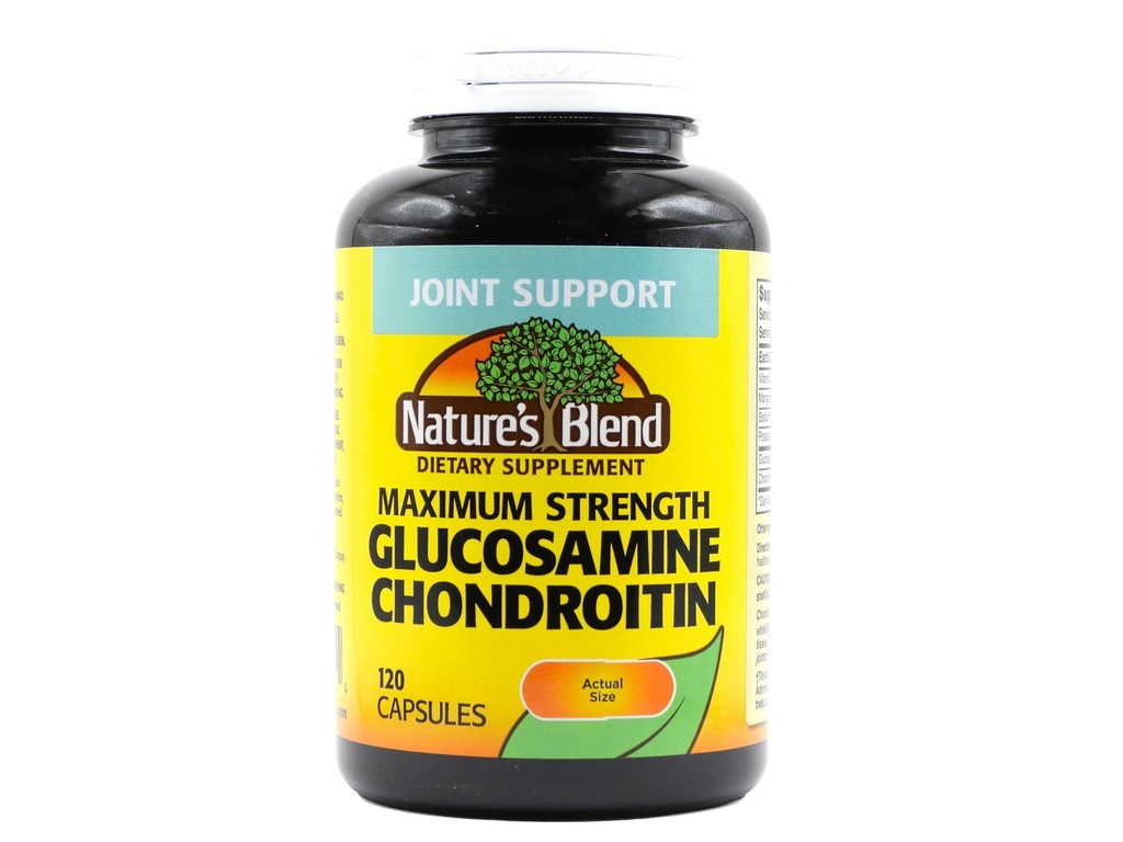 Glucosamine Chondritine Concentration maximale 120 capsules par mélange naturel