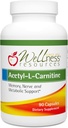Ressources pour le mieux-être acétyl-L-Carnitine (ALC) pour la mémoire, Nerves (500 mg, 90 capsules)