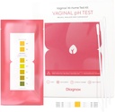 DIAGNOSTIC Kit de test du pH vaginal Femmes Swabs stériles à domicile Test de l'infection des levures et bandes de test BV rapide, précis, clinique Test de l'équilibre du pH à domicile