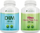 Purely Holistic Dim 400mg & Bioperine + Vitex Chaste Berry 650mg Bundle - 270 Capsules Vegan - Fabriqué aux États-Unis