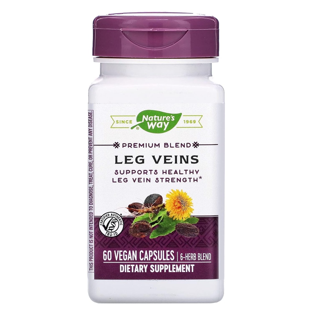 Natures Way Leg Veins Support Mix, 60 ct