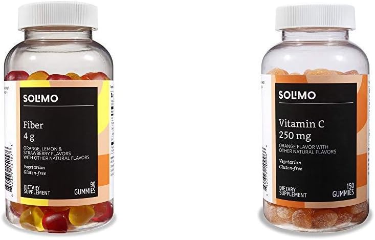 Amazon Basics Digestive Health and Immune Support Gummy Bundle (90 + 150 comte)