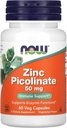 Maintenant Aliments Zinc Picolinate 50mg 60 Capsules