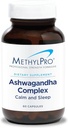 Complexe MéthylPro Ashwagandha - Ashwagandha, supplément de magnésium + L-théanine pour les femmes + les hommes, support du stress, calme, focus + sommeil - 60 capsules