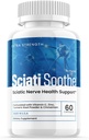 Sciatisoothe Supplément pour Scitica, Sciati Soothe Nerve Health, Sciatisoothe Capsules Vitamines, Sciatisoothe Avancé Soutien général de bien-être Formule de force maximale Fabriqué aux États-Unis (60 capsules)
