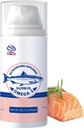 Huile de poisson de saumon sauvage pour petits chiens et chats -3X Omega 3 Skin & Coat Support - Supplément alimentaire émulsifié concentré pour animaux de compagnie - Acides gras naturels EPA + DHA pour la fonction articulaire, immunitaire et la santé cardiaque