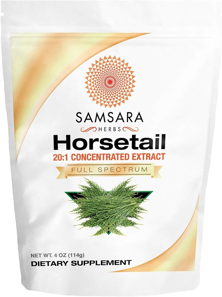 Samsara Herbes Poudre de crin (4oz/114g) - 20:1 Extrait concentré - Cheveux, ongles, os, peau.