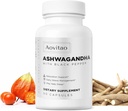 Ashwagandha pour Femmes Suppléments Capsules Vegan Stress Relief Immuni Support Supplément Niveaux d'énergie équilibrés et d'humeur biologique
