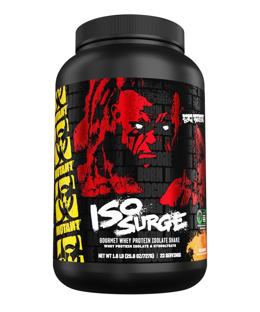 La poudre isolate de lactosérum de l'ISO mutante agit rapidement pour aider à récupérer, construire le muscle, le vrac et la force, 1,6 lb - Big Orange Dreamsicle