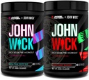Jacked Factory X John Wick - Poudre de préentraînement en mode Wick - Énergie intense, mise au point de bataille, engagement inarrêtable et volonté pure - Baba Yaga Blue Raz & Osaka Cherry Blossom (80 portions)