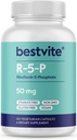 BESTVITE Riboflavin-5-Phosphate 50mg (120 capsules végétariennes) - Pas de stéarate - Vegan - Non OGM - Sans gluten - Forme bioactive de vitamine B2