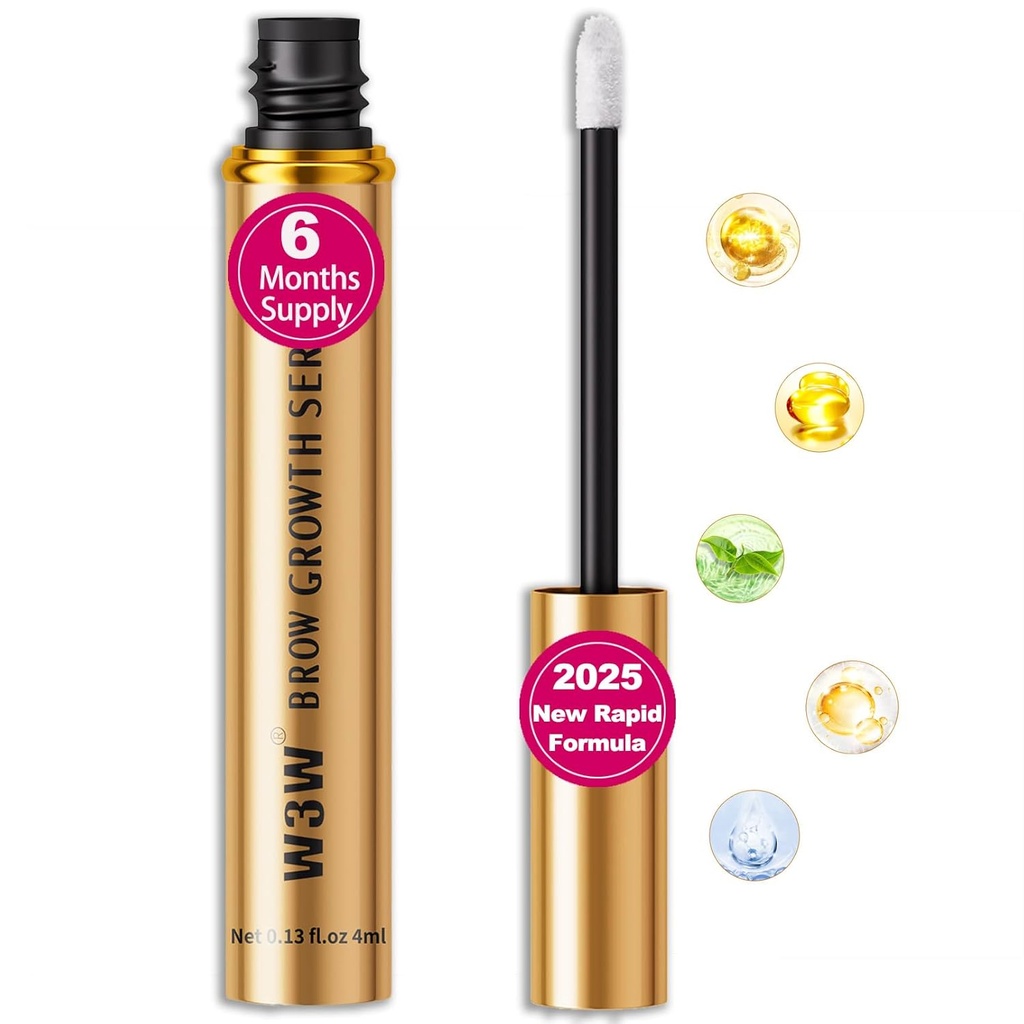 Sérum de croissance des sourcils,2025 Mise à niveau, Sérum de croissance des sourcils rapides pour des sourcils plus forts,sourcils plus sains (surem des sourcils améliorés)