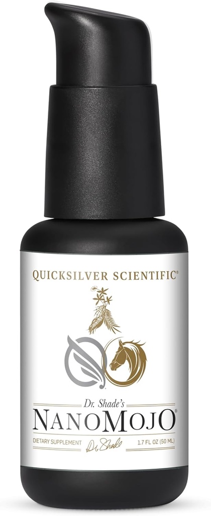 Quicksilver Scientific NanoMojo - Soutien à l'élixir d'endurance spécifique aux mâles et au boost énergétique - 19 herbes comprenant l'épimedium pour les hommes, l'extrait de Rhodiola, le ginseng à base de plantes et les herbes Adaptogènes (1.7oz / 50ml)
