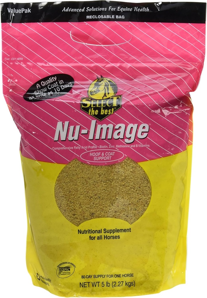 RICHDEL 784299040502 Nu-Image Hoof & Coat Support pour chevaux, 5 lb