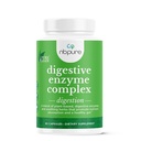 Complexe digestif Nbpure Vegan – Soutien digestif quotidien aux femmes et aux hommes – 12 enzymes et 3 herbes – Lactase, protéase, lipase, gingembre, cannelle, menthe poivrée + Plus