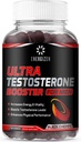 Booster de testostérone 8in1 pour les hommes avec Tongkat Ali, Fenugreek, Ashwagandha et Magnésium - Améliorer Libido et l'équilibre hormonal, non OGM Fabriqué aux États-Unis, Black Cherry, 120 Comte Gummies pour les hommes