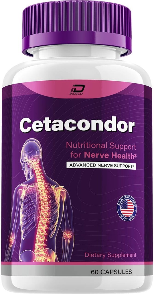 Cetacondor Health & Cerveau Support – Cetacondor Advanced Nootropic Formula All-Natural Focus Supplément, Avis de soutien (1 Pack - 60 Capsules)