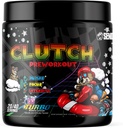 Sender Brand Clutch Turbo - Powerhouse pré-entraînement haut de gamme avec Beta Alanine, Taurine, Nitrosigine, Tyrosine, Caféine, Bitter Orange et Alpha Yohimbine pour des entraînements intenses