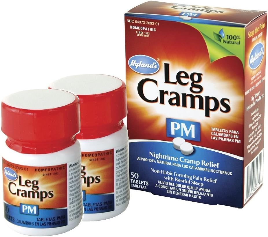 Comprimés à 50 crampes de la jambe Hyland (paquet de 2)