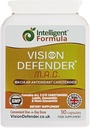 Vision Defender MAC Eye Supplement: Lutein, Zeaxanthin & Meso-Zeaxanthin Triple Caroténoïdes Antioxydants pour la santé et la vue des yeux (90 capsules/une gélule par jour) Fabriqué au Royaume-Uni