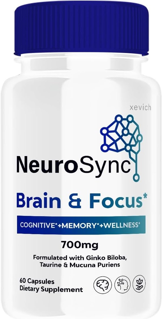 NeuroSync - Supplément de pilule Neuro Sync (Single, 60 gélules)