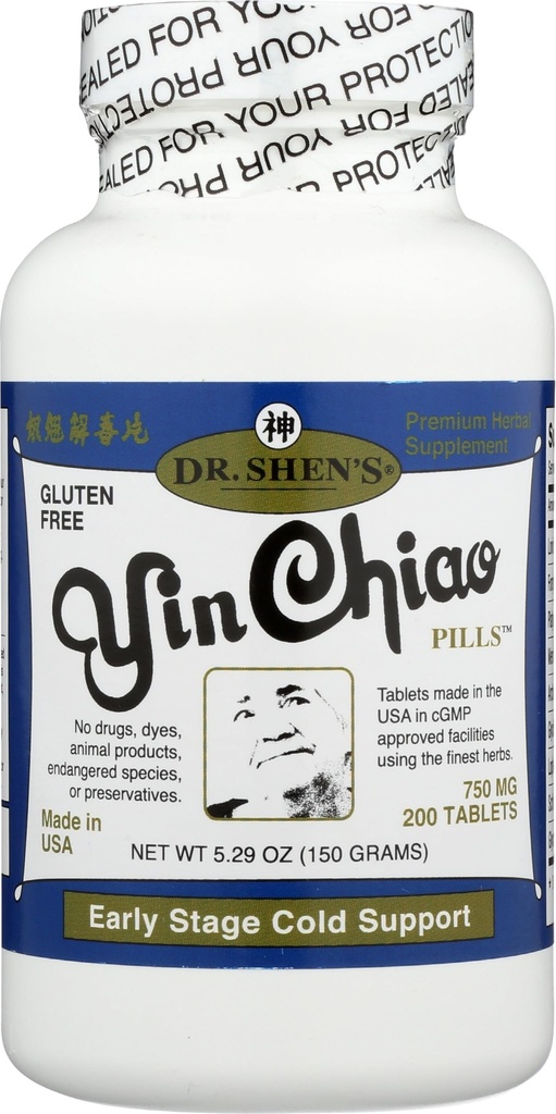 DR SHINS Yin Chiao 750 Mg, 200 CT