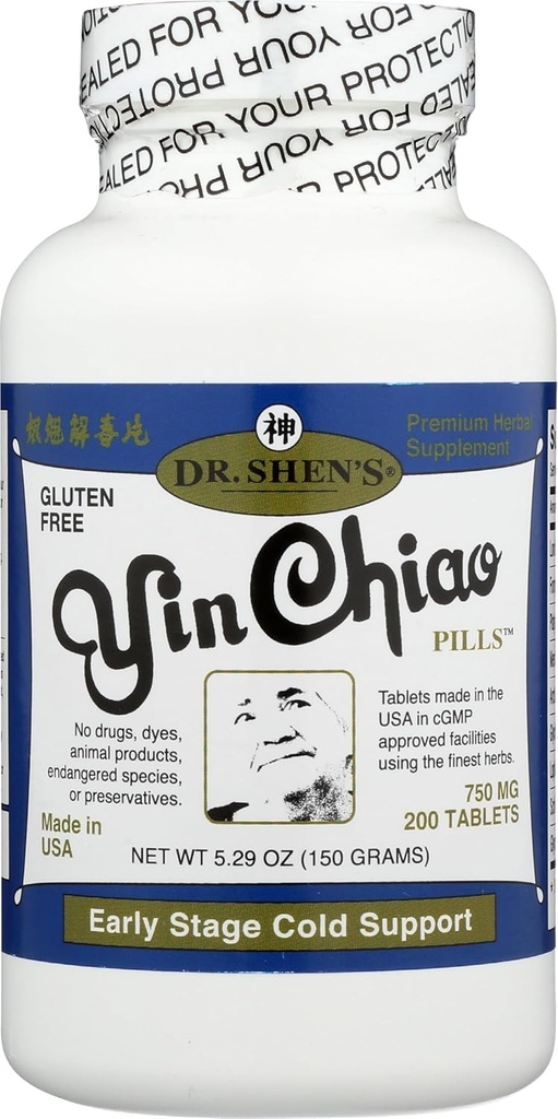 DR SHINS Yin Chiao 750 Mg, 200 CT