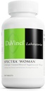 DaVinci Labs Spectra Woman - Supplément alimentaire pour la santé des os et les besoins des femmes - avec vitamines, minéraux, calcium, bêta-carotène, L-Cysteine, extrait de graines de raisin, et plus - 240 comprimés