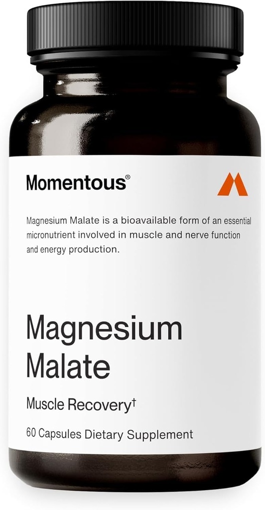 Malate de magnésium mouvementé - NSF certifié pour le sport - 30 jours d'approvisionnement - 60 capsules