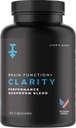 PROTEKT Lions La Mane Supplément Capsules - La Mane de Lion et Reishi Capsules de Champignons, Suppléments Cerveaux Nootropiques pour Mémoire et Focus, Suppléments Champignons, Suppléments Cerveau Énergie - 60 Compte