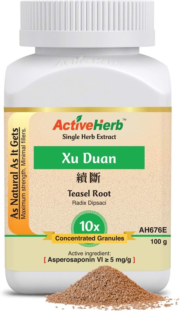 Herbe active - Xu Duan (racine de Teasel) - 10 x Granules concentrées