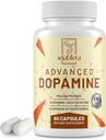 Supplément à la dopamine-Mucuna Pruriens Extrait de graines, vitamines primaires, minéraux et extraits naturels de plantes pour la conduite mentale, la clarté, focus-60 Capsules