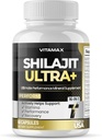 Supplément Shilajit pur, Moss de mer, Ashwagandha, Rhodiola Rosea, Gingko Biloba, Magnésium, Turcuma, Capsules minérales – Fabriqué aux États-Unis - 60 Nombre