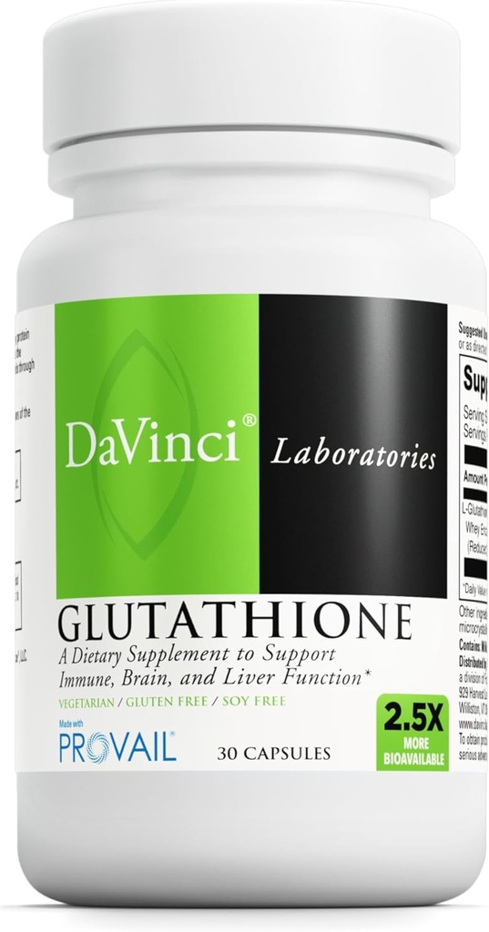 DAVINCI Labs - Glutathione - 30 Capsules
