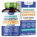 Meilleures enzymes digestives pour les femmes et les hommes avec la lactase Lipase Amylase Bromelain. Enzymes pour la digestion et la santé digestive. Relief contre le gaz et le ballonnement pour les femmes et les hommes.