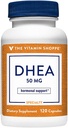 La Vitamine Shoppe DHEA 50MG, Aide au vieillissement hormonal et en santé pour les hommes et les femmes, une fois par jour (120 capsules)