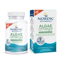 Nordic Naturals Algae Omega - 90 gels mous - 715 mg Omega-3 - Huile d'algue végétalienne certifiée - EPA et DHA à base végétale - Santé du coeur, des yeux, des immunes et du cerveau - Non-OGM - 45 portions